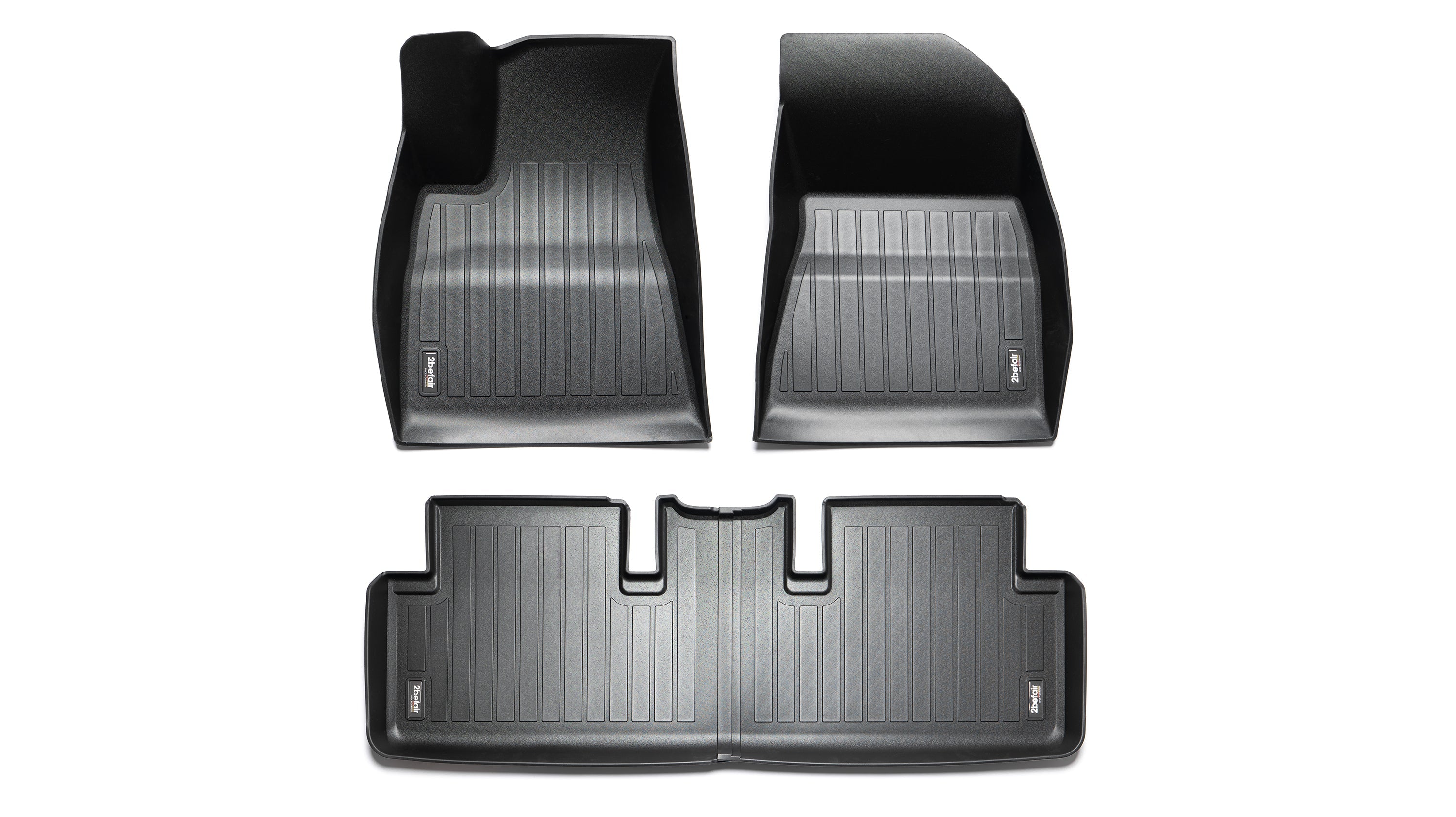 2befair interior rubber mats set for the Tesla Model 3 – Shop4Tesla