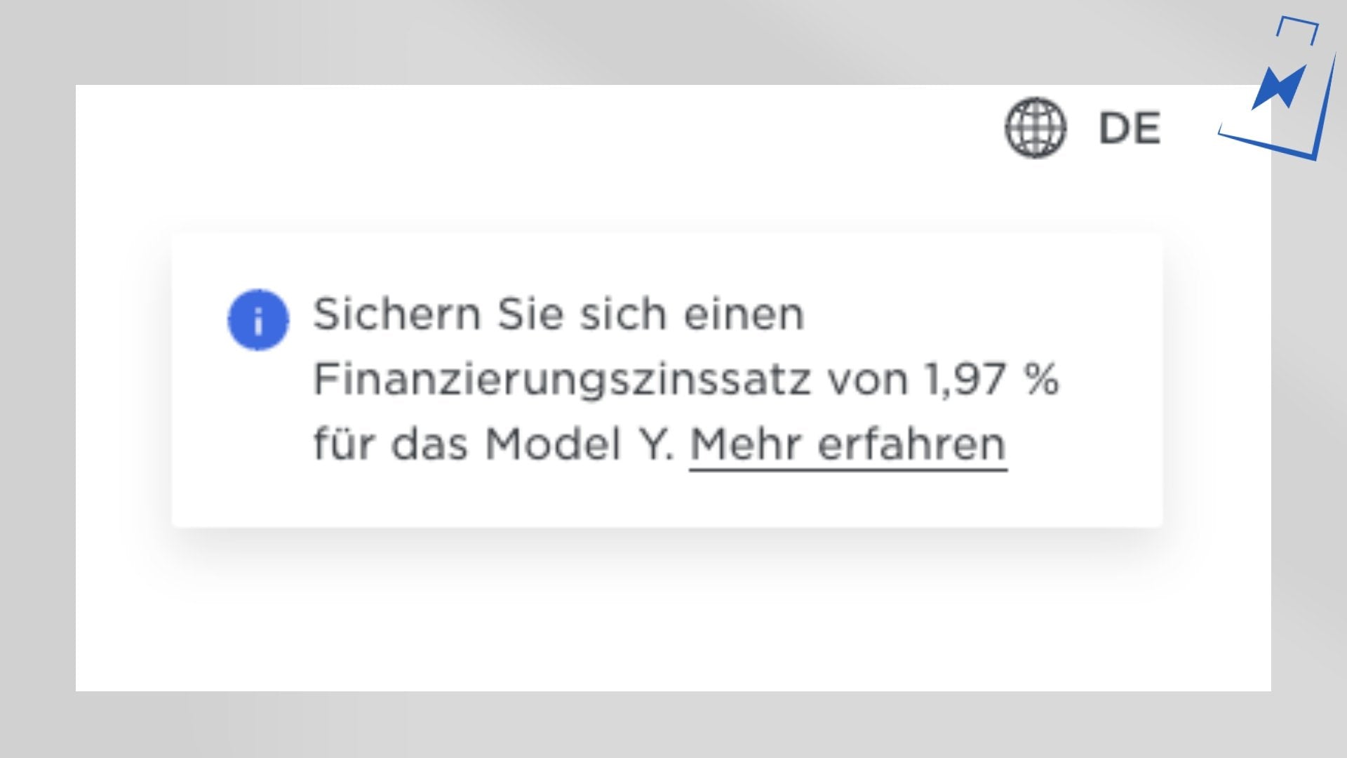 Ab sofort: 1,97% Sonderfinanzierung für das Tesla Model Y Standard und Long Rang in Deutschland - Shop4Tesla