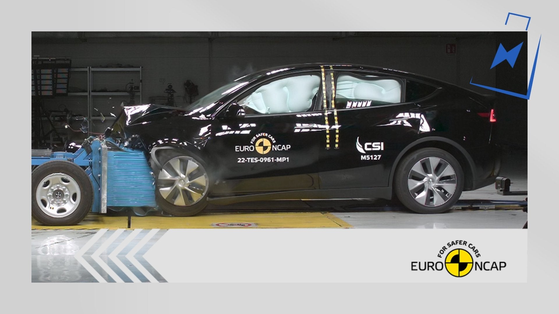 Das Tesla Model Y erhält die höchste Bewertung im Euro-NCAP-Crashtest. Euro-NCAP lobt Tesla Vision! - Shop4Tesla