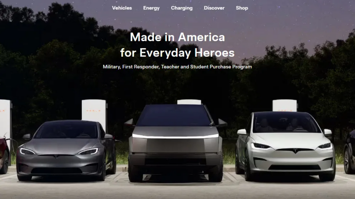 Tesla Student Discount Tesla Everyday Heroes: Discount for Military, First Responders ...