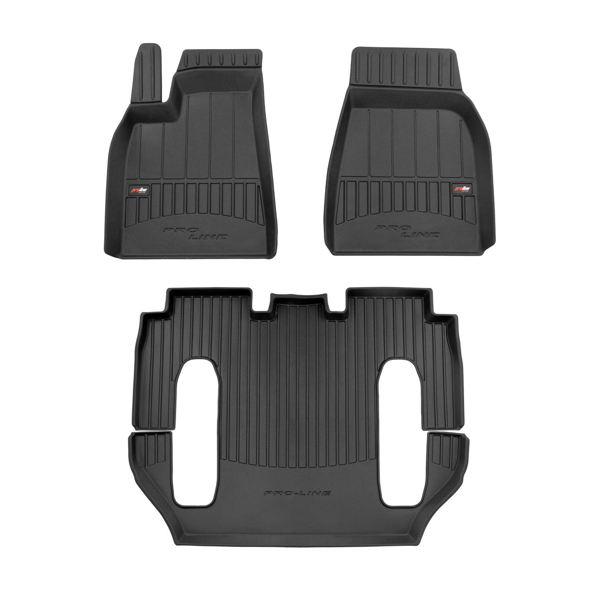 Premium Rubber Mat Set Interior for the Tesla Model X (6-Seater)