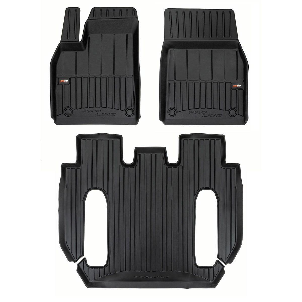 Premium Rubber Mat Set Interior for the Tesla Model X (6-Seater)