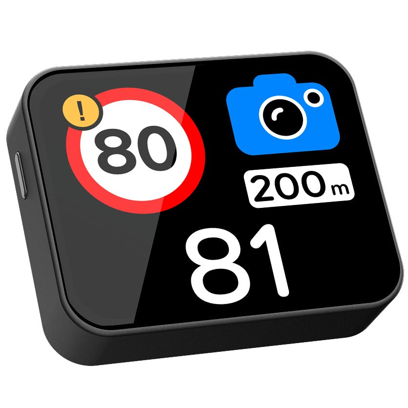 Saphe T Speed Camera and Traffic Alert Device with AMOLED Touchscreen