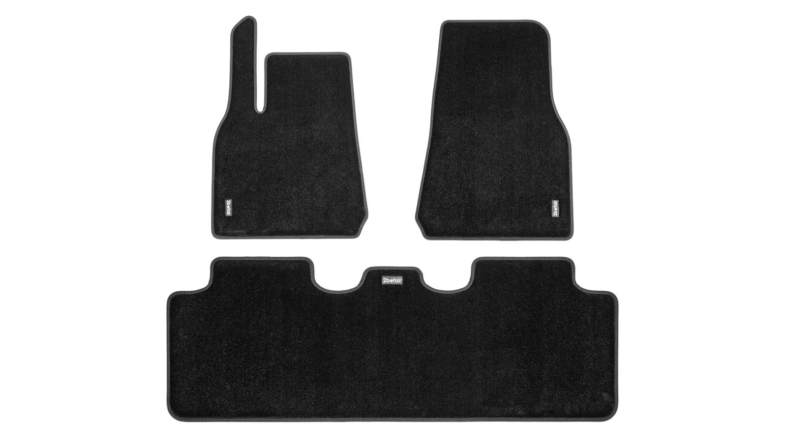 2befair Interior carpet mat set for the Tesla Model Y