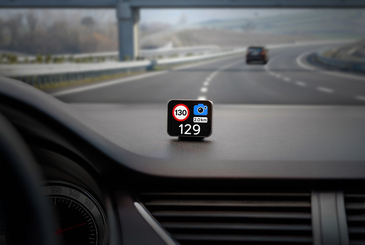 Saphe T Speed Camera and Traffic Alert Device with AMOLED Touchscreen