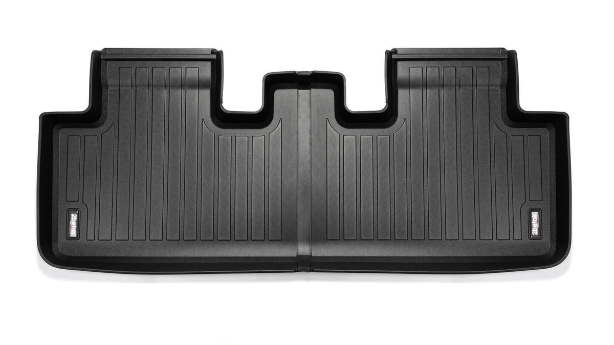 2befair Premium Gummimatten Set Innenraum für das Tesla Model Y – Fußraummatte hinten freigestellt