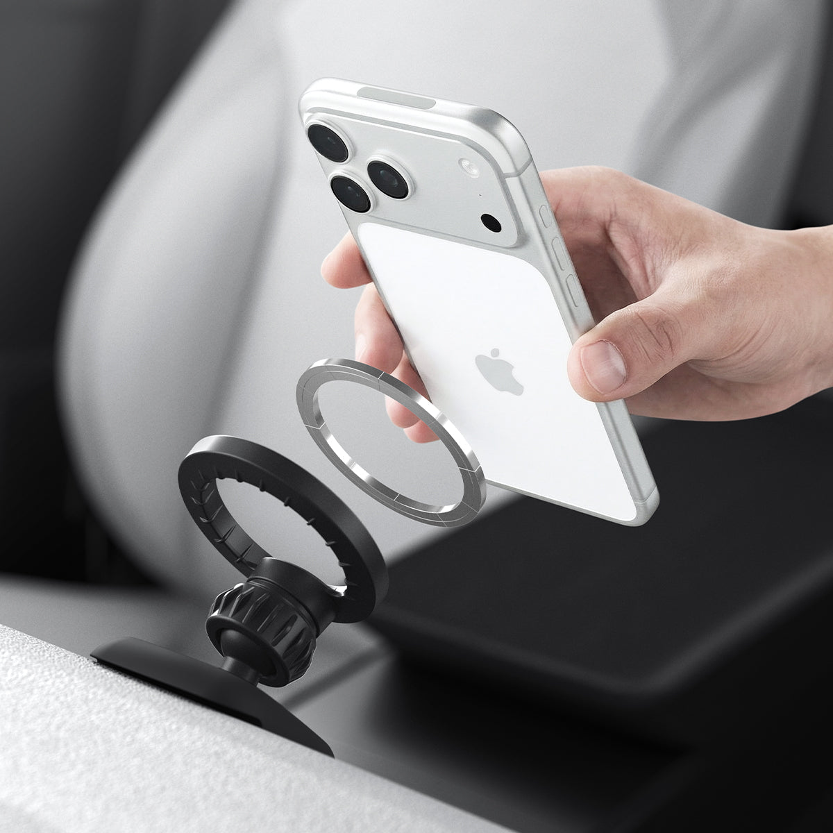 Support téléphone MagSafe Spigen pour la grille d'aération de la Tesla Model 3 Highland / Model Y Juniper
