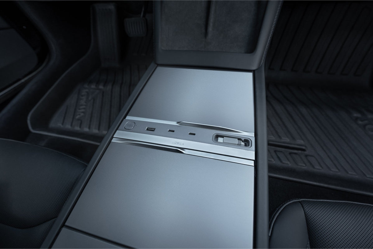 Jowua 130W LED USB-Hub a középkonzolhoz a Tesla Model Y Juniper (2025.03-tól) és a Model 3 Highland (2023.10-től)
