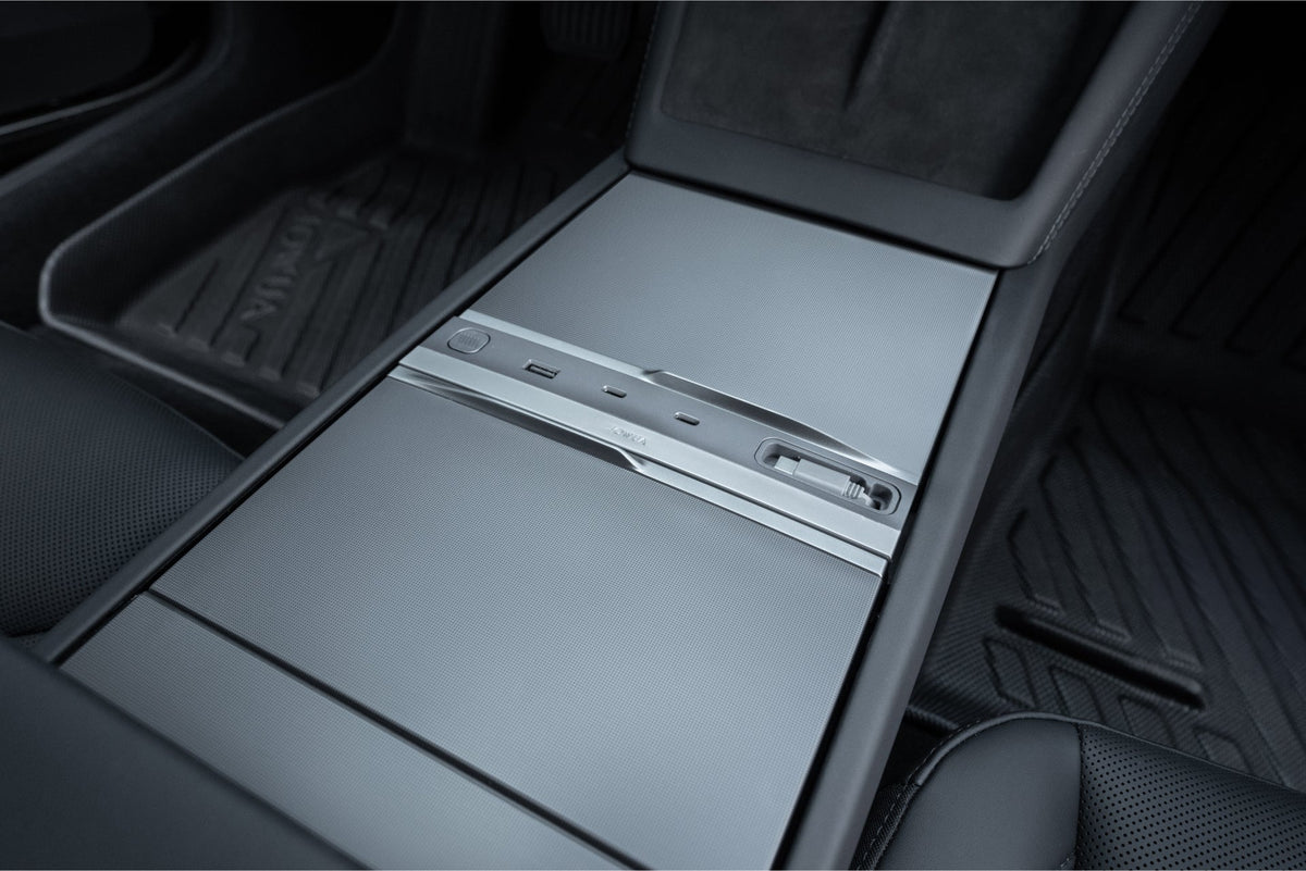 Jowua 130W LED USB-Hub a középkonzolhoz a Tesla Model Y Juniper (2025.03-tól) és a Model 3 Highland (2023.10-től)