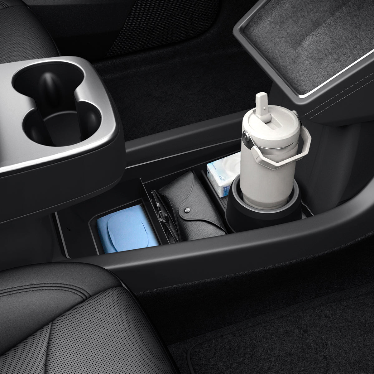 Spigen Органайзер за долната централна конзола за Tesla Model Y Standard