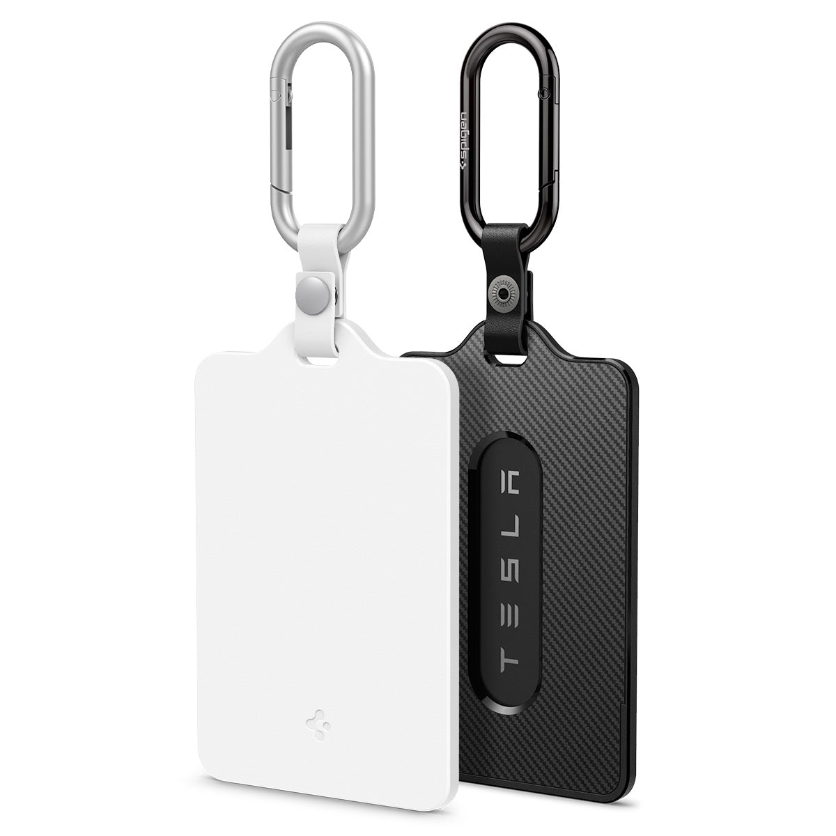 Spigen porta carte set da 2 in nero e bianco