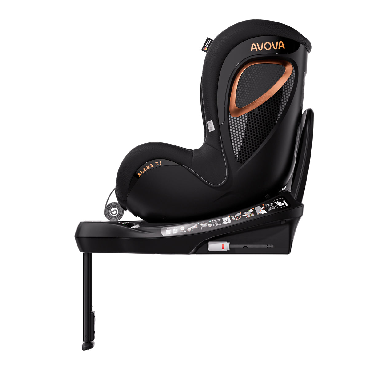 Avova Alera X1 Reboarder Kindersitz in Mystic Black – Ansicht 7