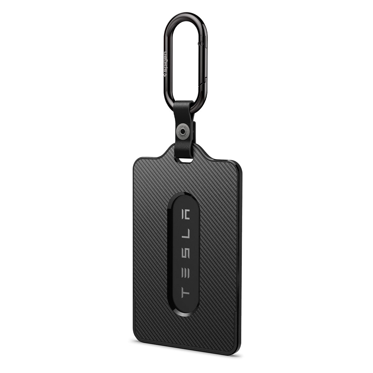 Spigen kart tutucu Tesla anahtar kartı için siyah renkte