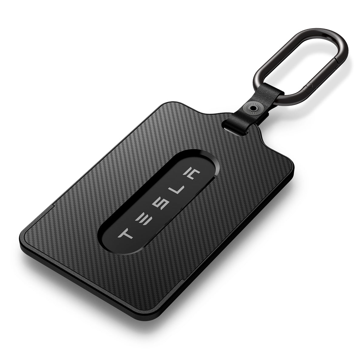 Fronte con struttura in carbonio e scritta Tesla ritagliata