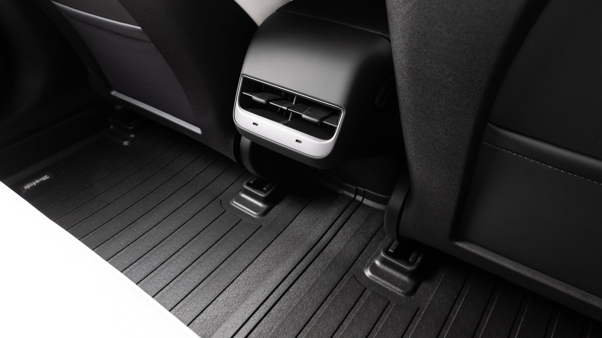 2befair Premium Gummimatten Fußraum hinten für das Tesla Model 3 - Shop4Tesla