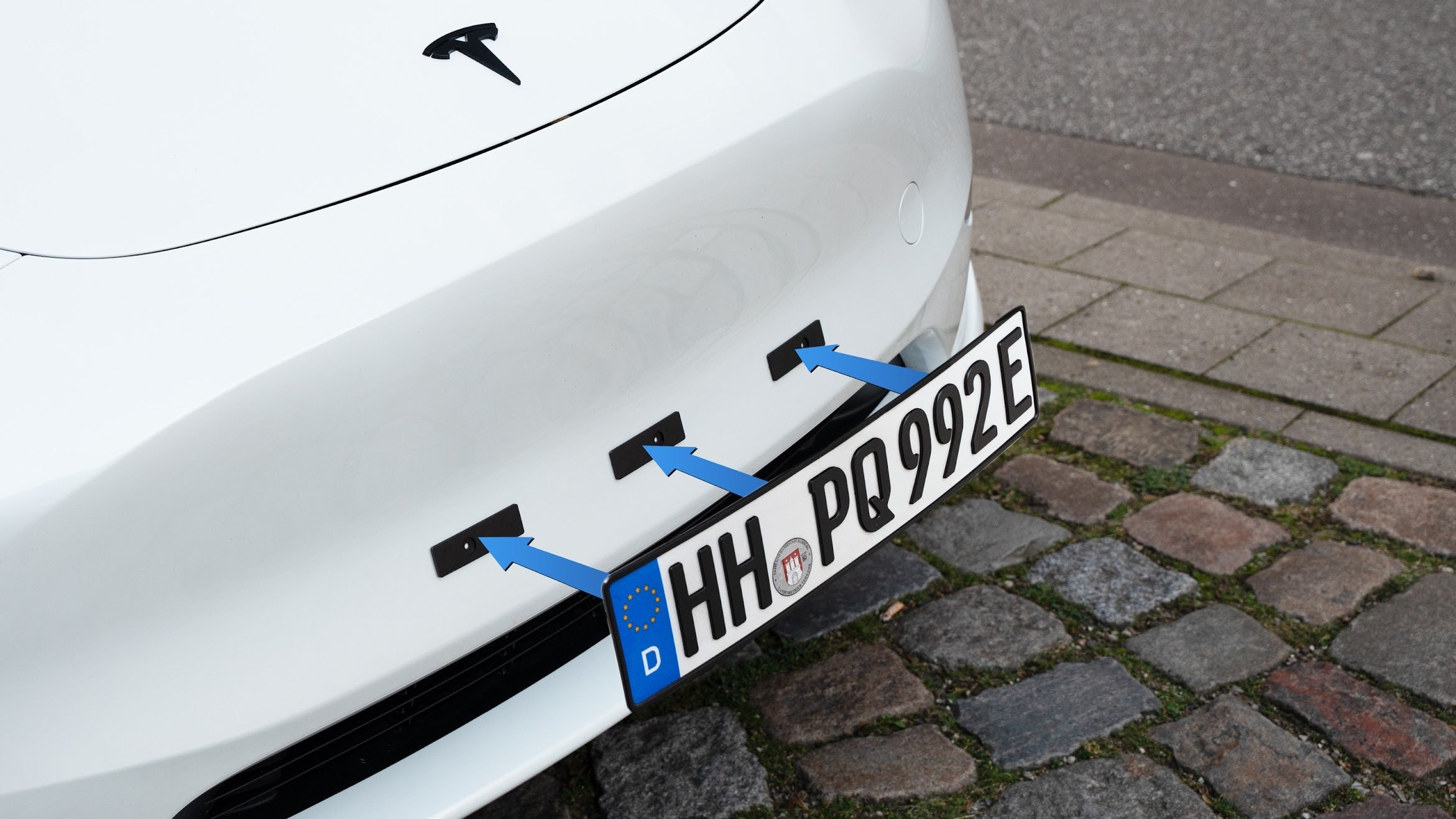 Porte-plaque magnétique légal pour Tesla Model 3/Y