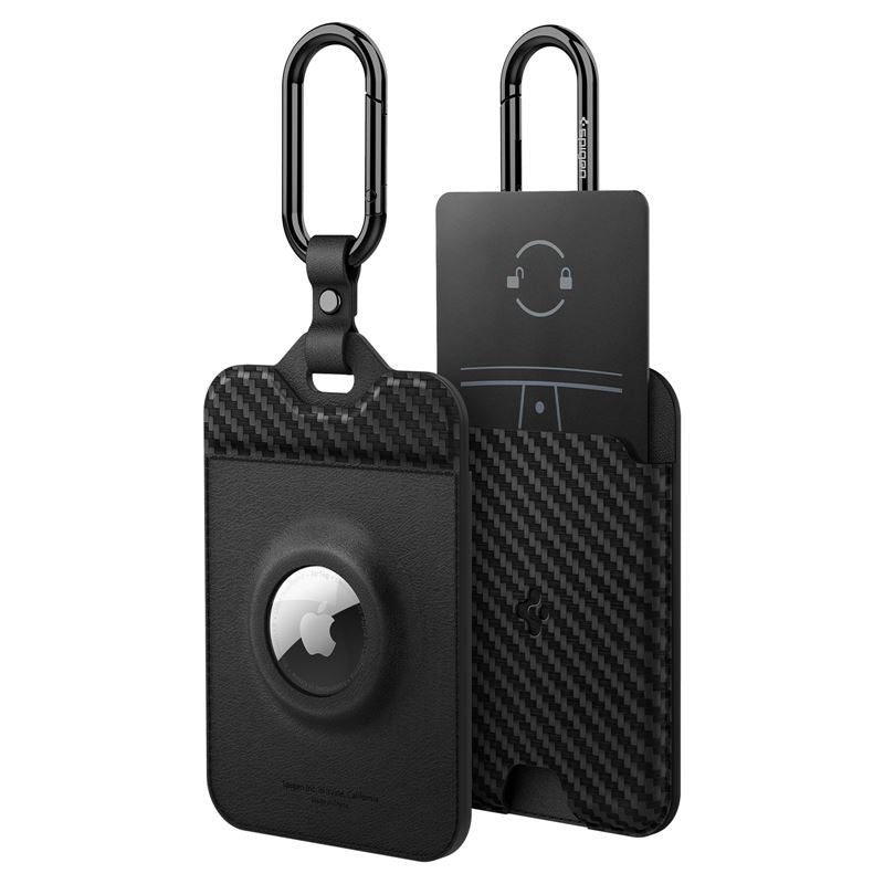 Spigen kart tutucu, AirTag tutucu, ön ve arka taraf
