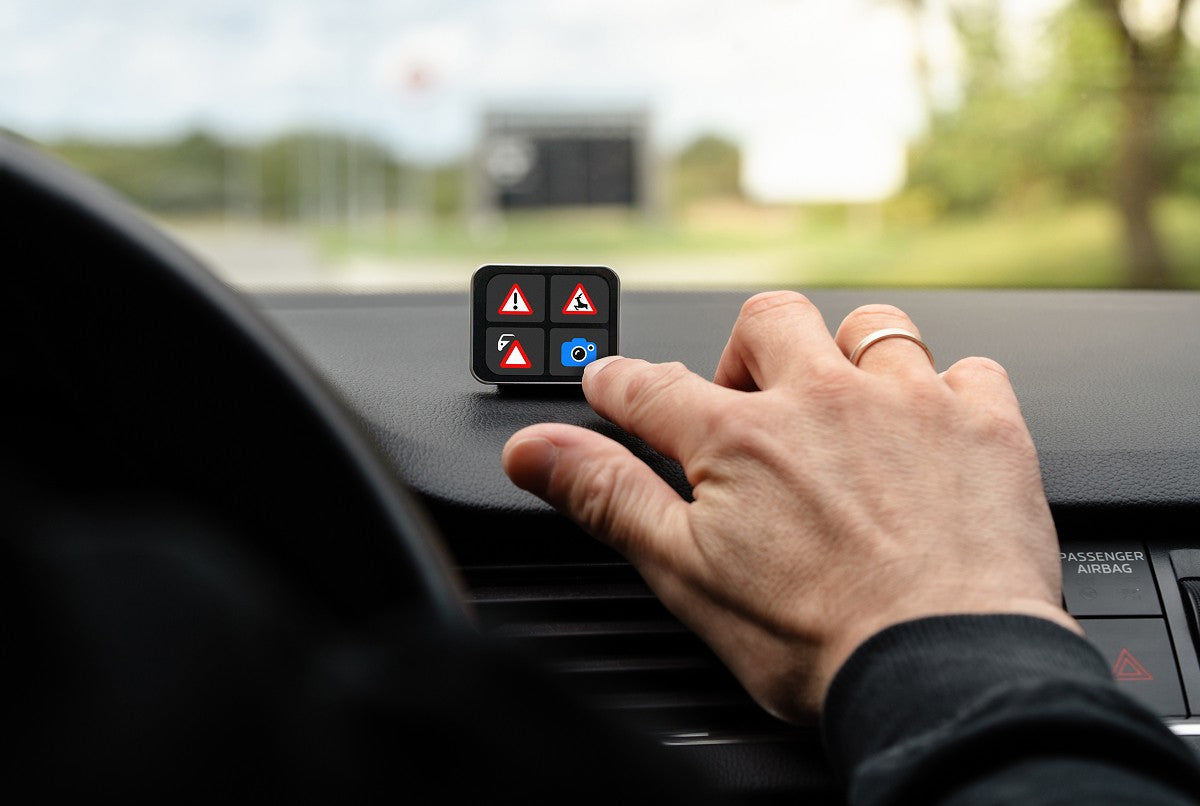 Saphe T Speed Camera and Traffic Alert Device with AMOLED Touchscreen