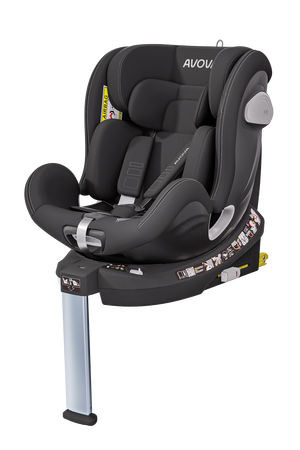 Avova Swan-Fix i-Size Reboarder Autostoel in Pearl Black