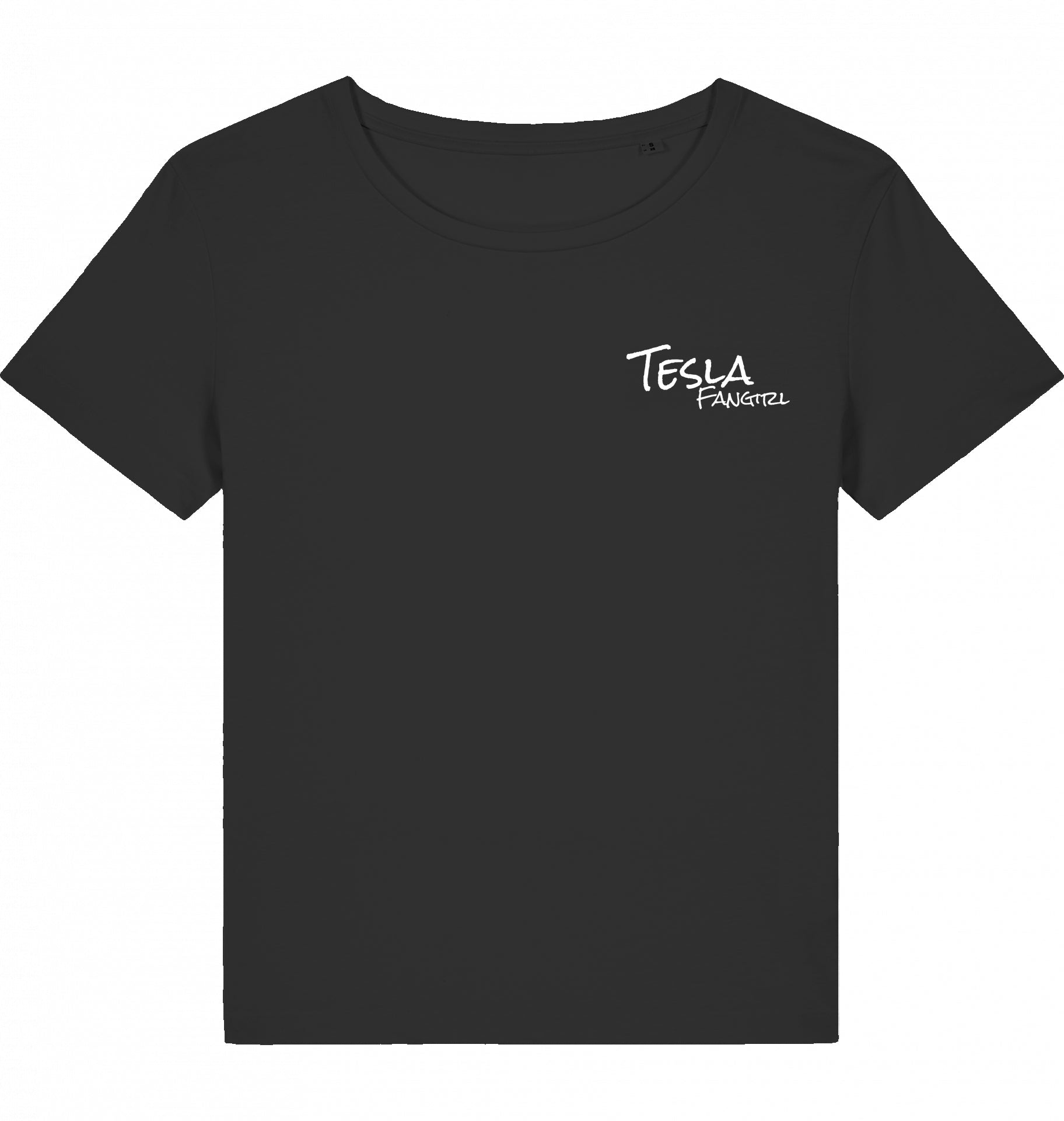 T-Shirt "Tesla Fangirl" (schlicht)