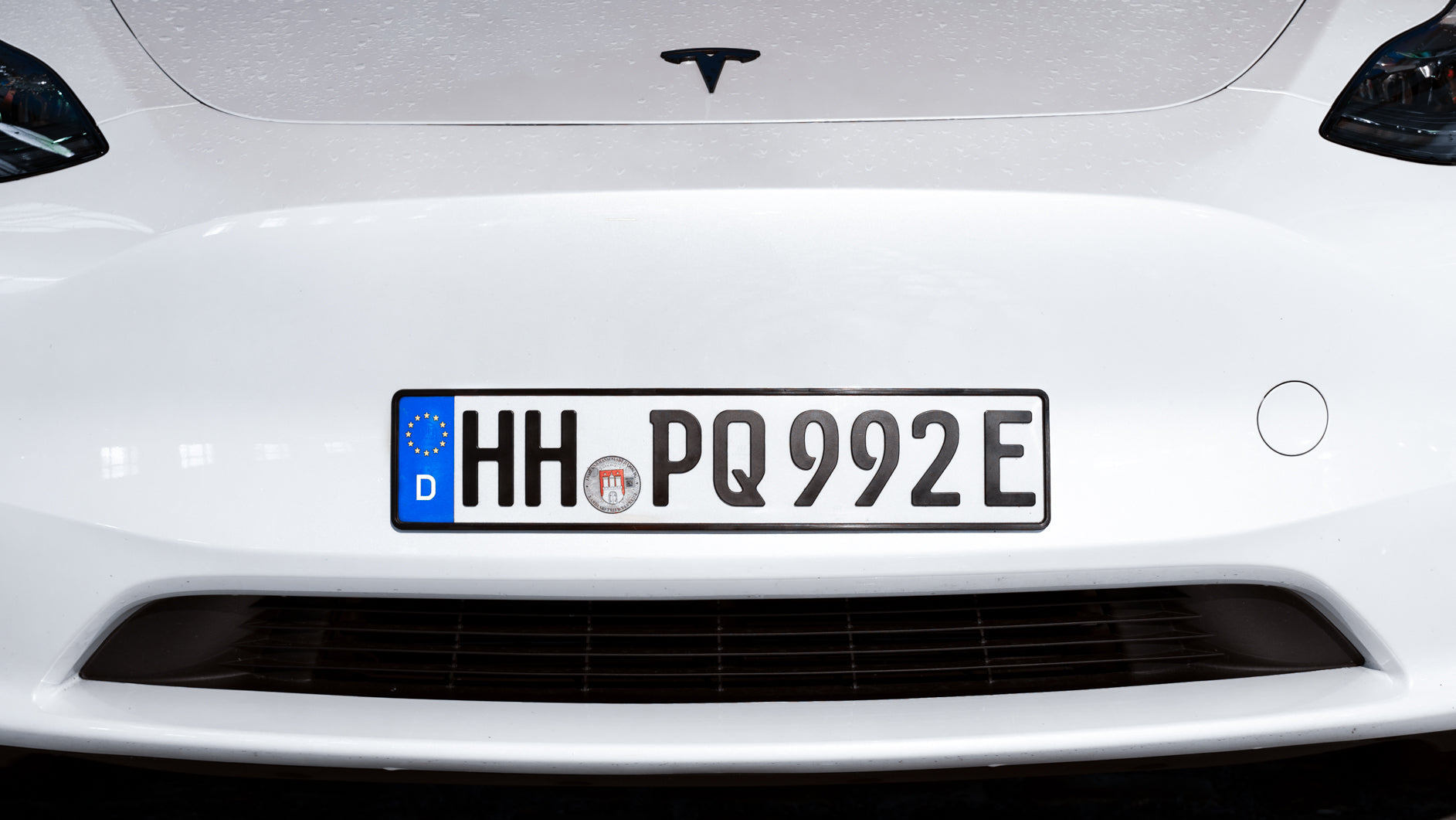 Porte-plaque magnétique légal pour Tesla Model 3/Y