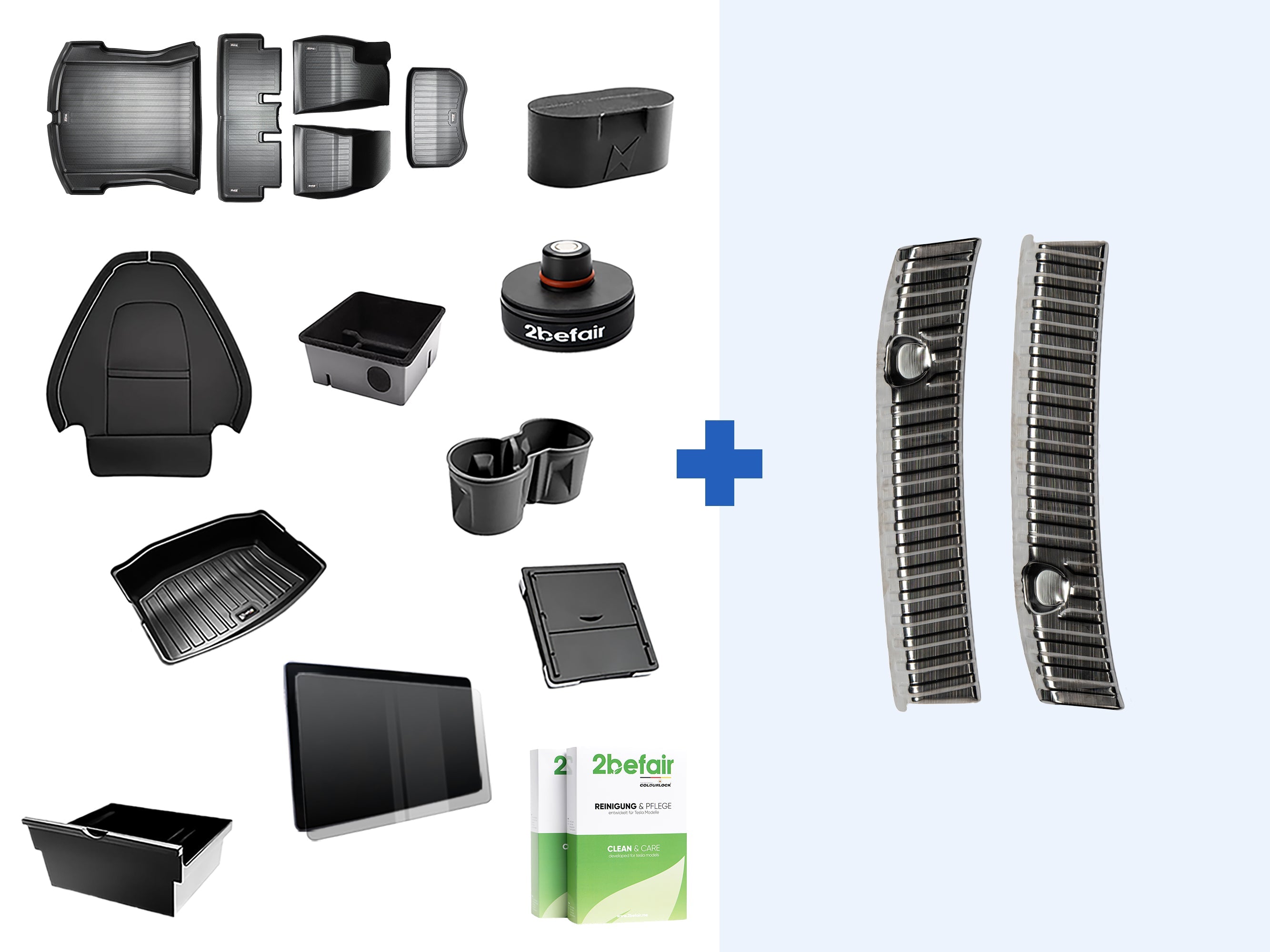 ELEMENT Precies passende premium 3D-rubberen vloermatten geschikt voor ELEMENT Precies passende premium 3D-rubberen vloermatten geschikt voor
