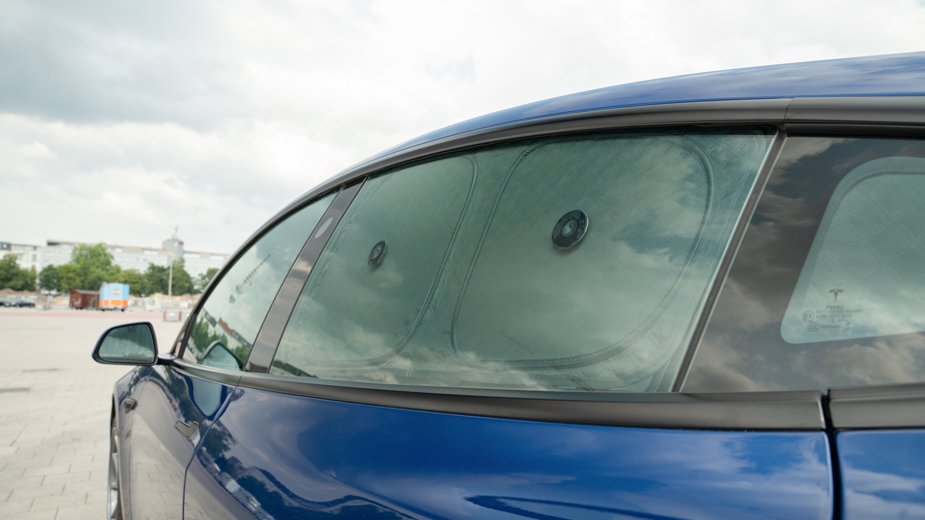 Parasole Per Tesla Model Y 2021-2024 - Copertura Termica Per Tetto In Vetro, Doppio Strato Con Clip - Foto 6