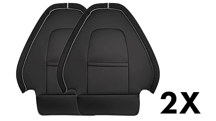 Trittschutz (2x) für die Rückseite der Vordersitze aller Tesla Modelle - Shop4Tesla