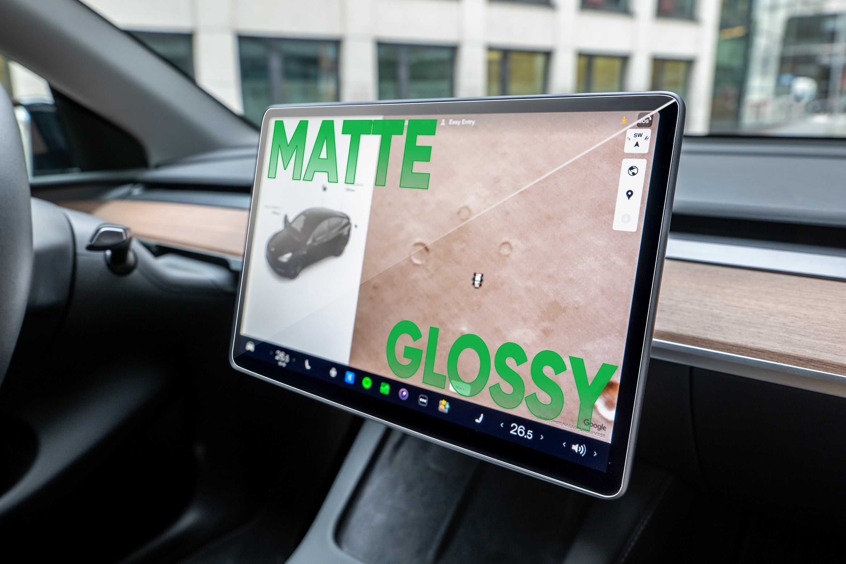 2befair Displayschutzfolie (Matt/Klar) für das Tesla Model 3/Y - Shop4Tesla
