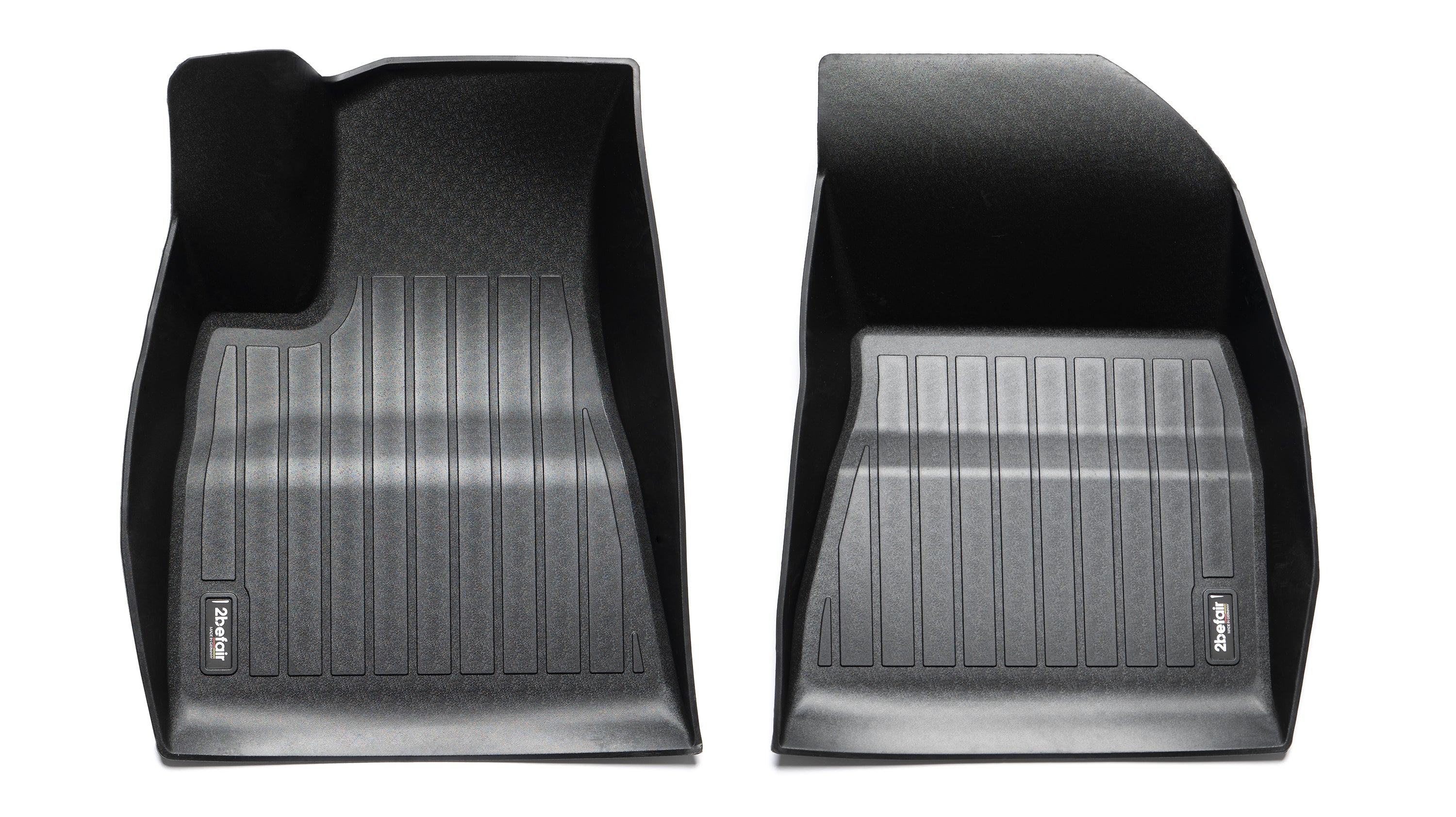 2befair Gummimatten Fußraum vorne für das Tesla Model 3 - Shop4Tesla