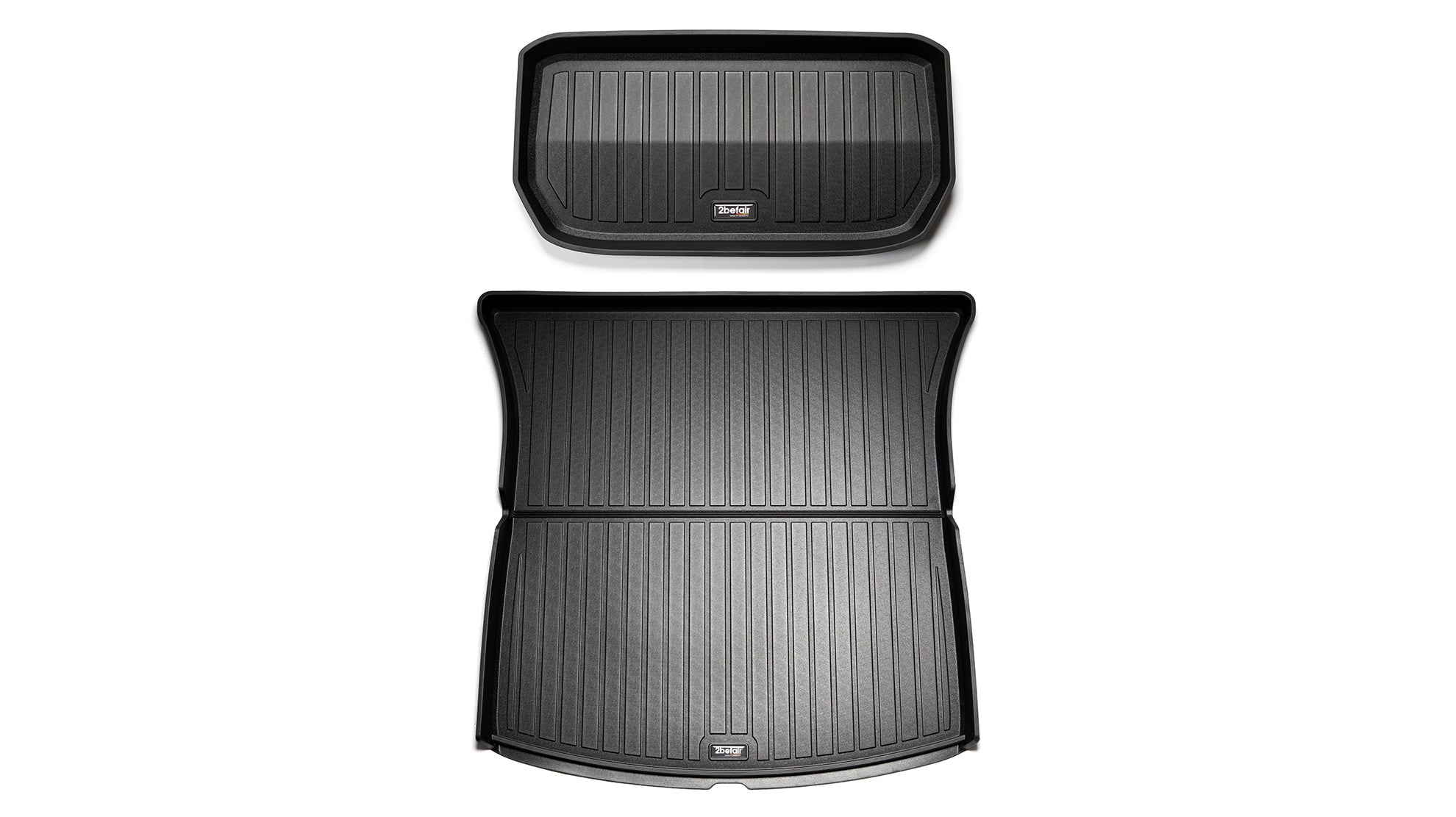 2befair Gummimatten Set Kofferraum (hinten und vorne) für das Tesla Model Y - Shop4Tesla