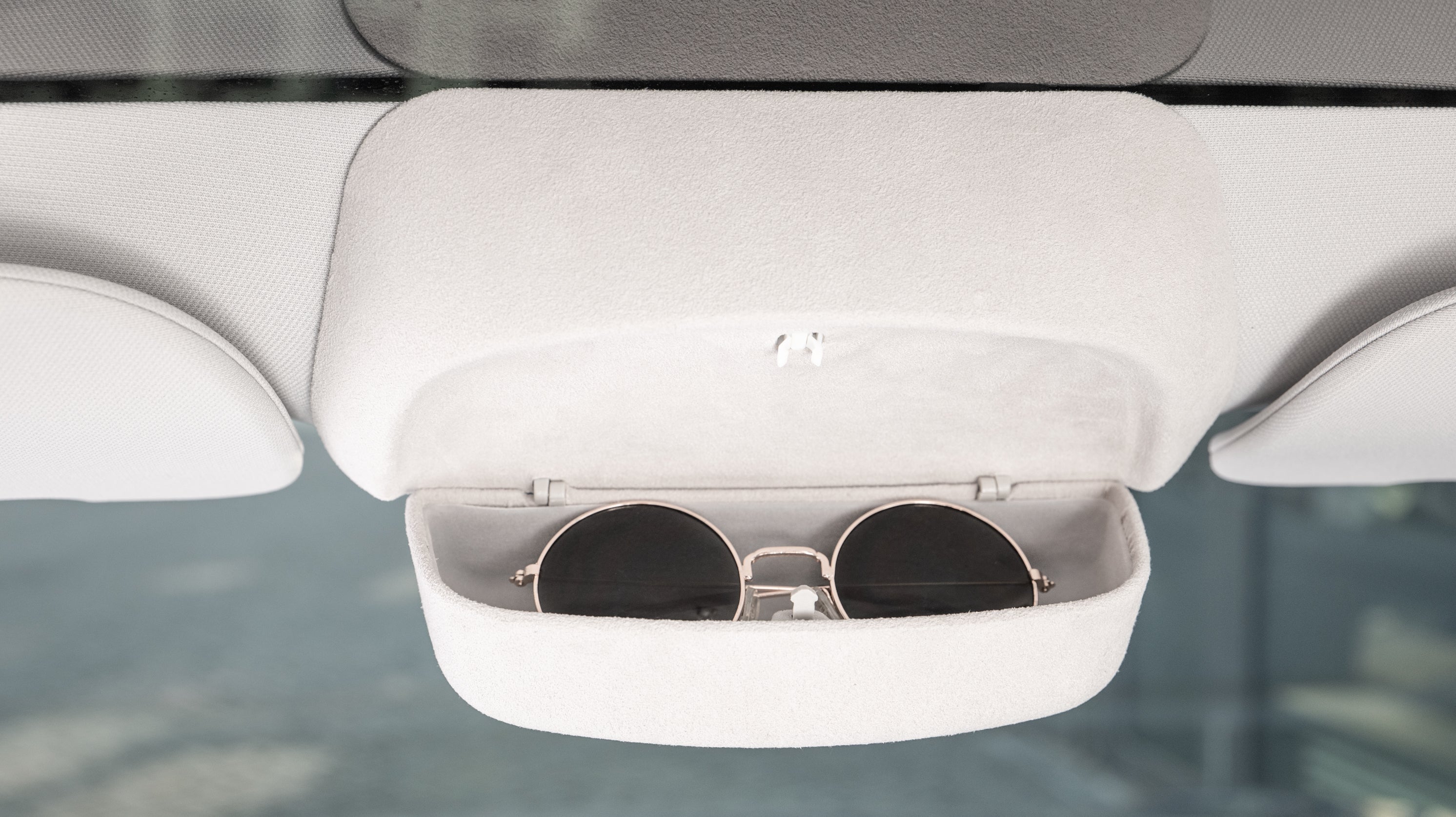 Brillenetui für den Dachhimmel des Tesla Model 3 - Shop4Tesla