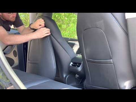 Step protectors (2x) for the back of the front seats of all Tesla mode –  Shop4Tesla