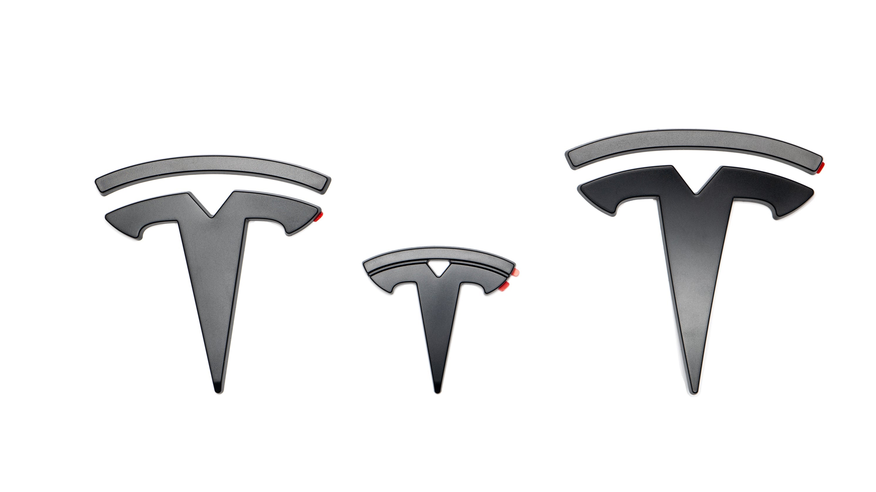 Logo Embleme in Schwarz für das Tesla Model 3 - Shop4Tesla