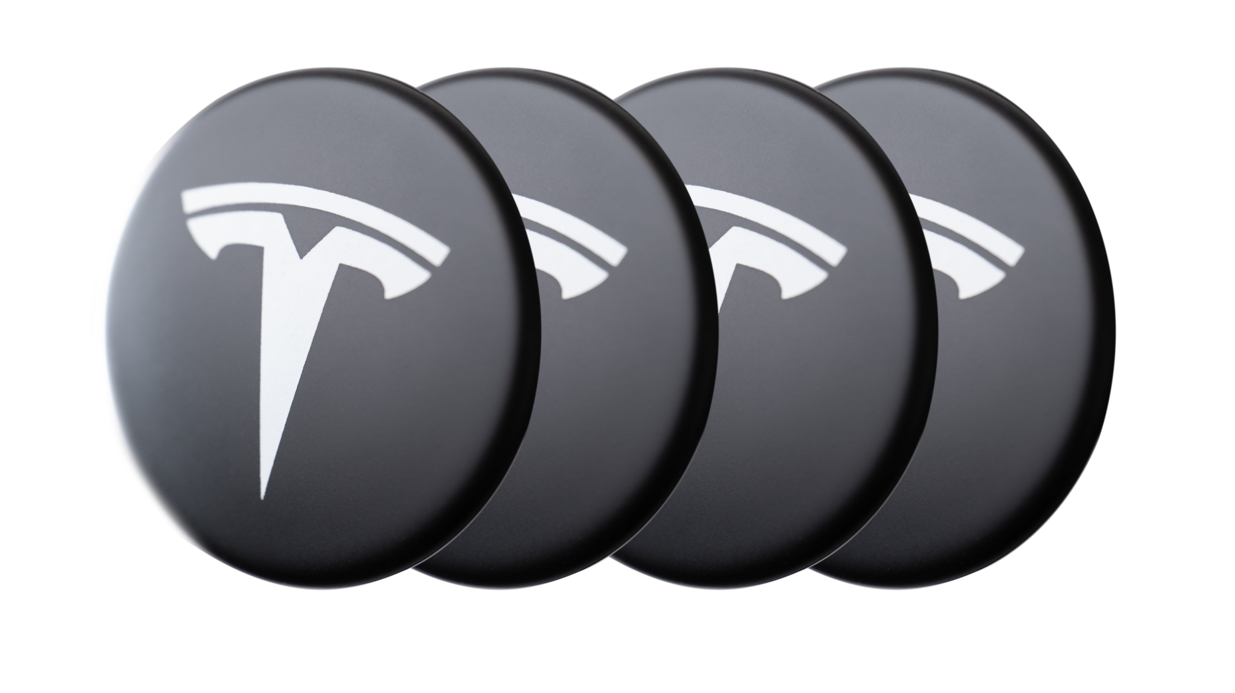 Logos (4x) für Radkappen des Tesla Model 3/Y - Shop4Tesla