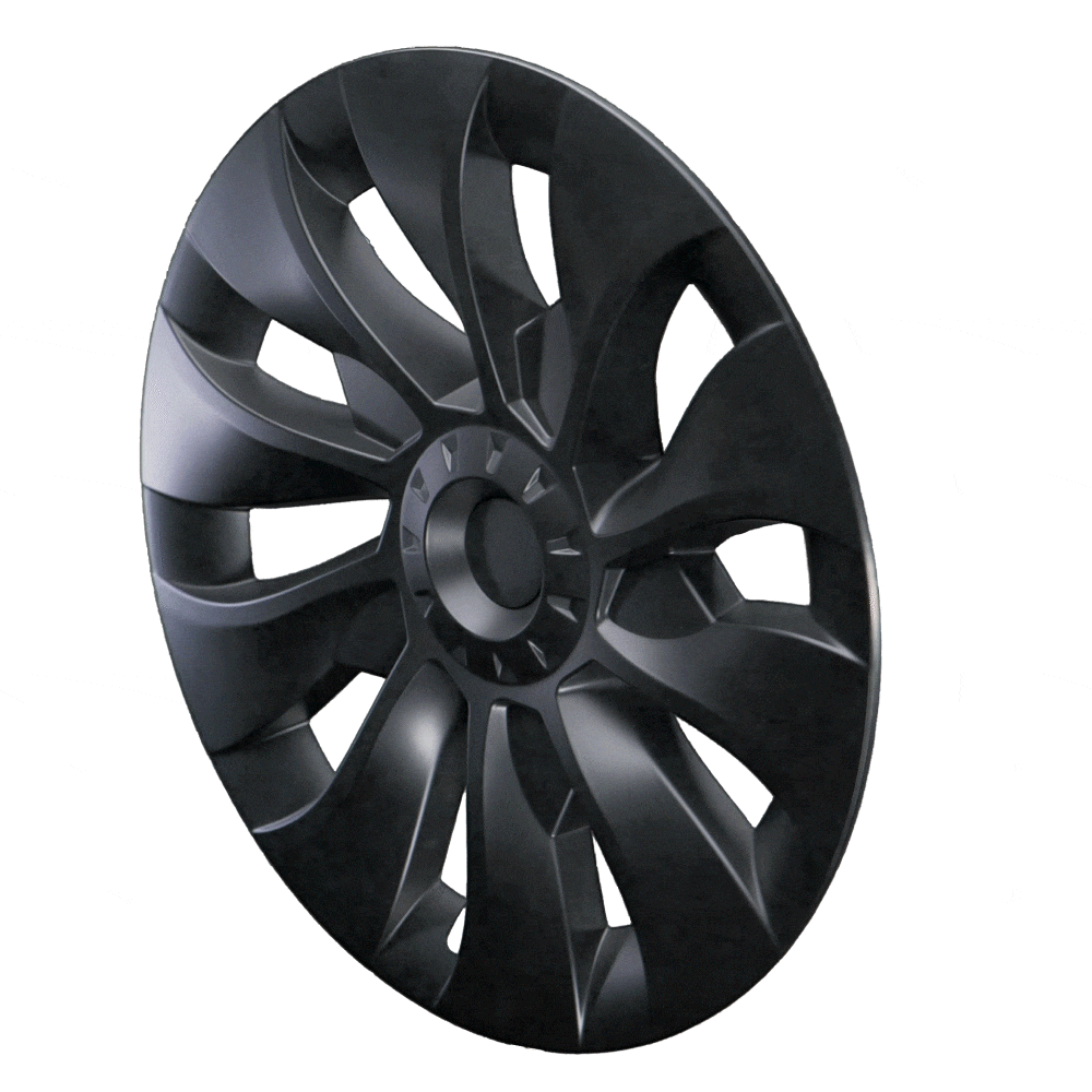 Performance hubcaps in turbine design for the Tesla Model 3 – Shop4Tesla