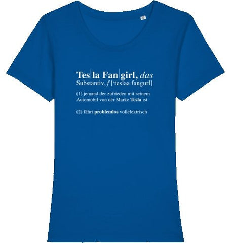 T-Shirt "Tesla Fangirl" - Shop4Tesla