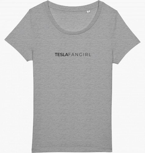 T-Shirt "Tesla Fangirl" (Schlicht) Version 2 - Shop4Tesla
