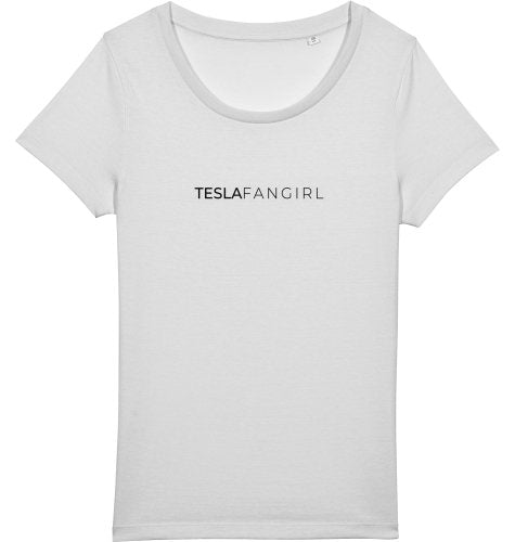 T-Shirt "Tesla Fangirl" (Schlicht) Version 2 - Shop4Tesla