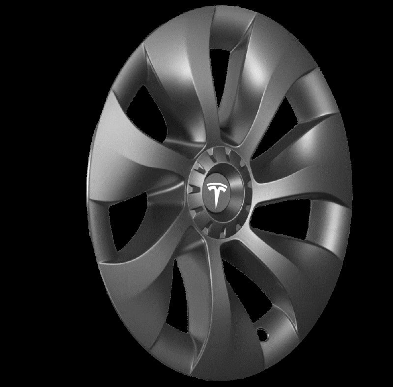 Turbo Radkappen im Turbinen Design für das Tesla Model Y - Shop4Tesla